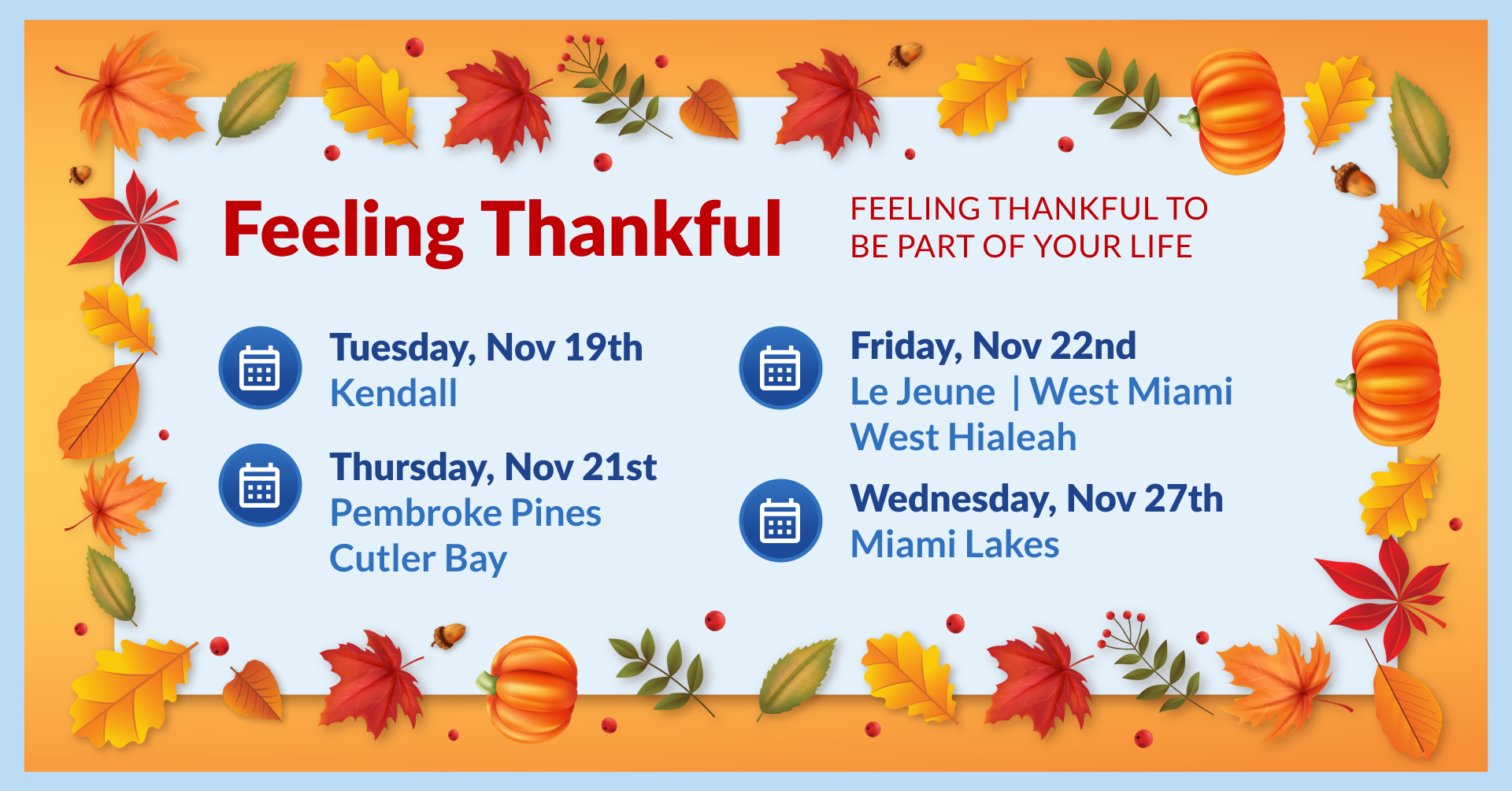 Celebrating Thanksgiving